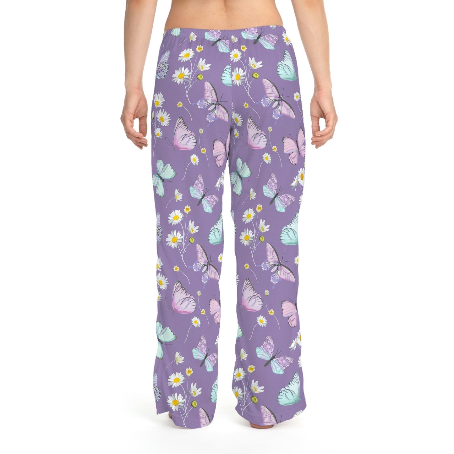 Women's Purple Pajama Pants (AOP)
