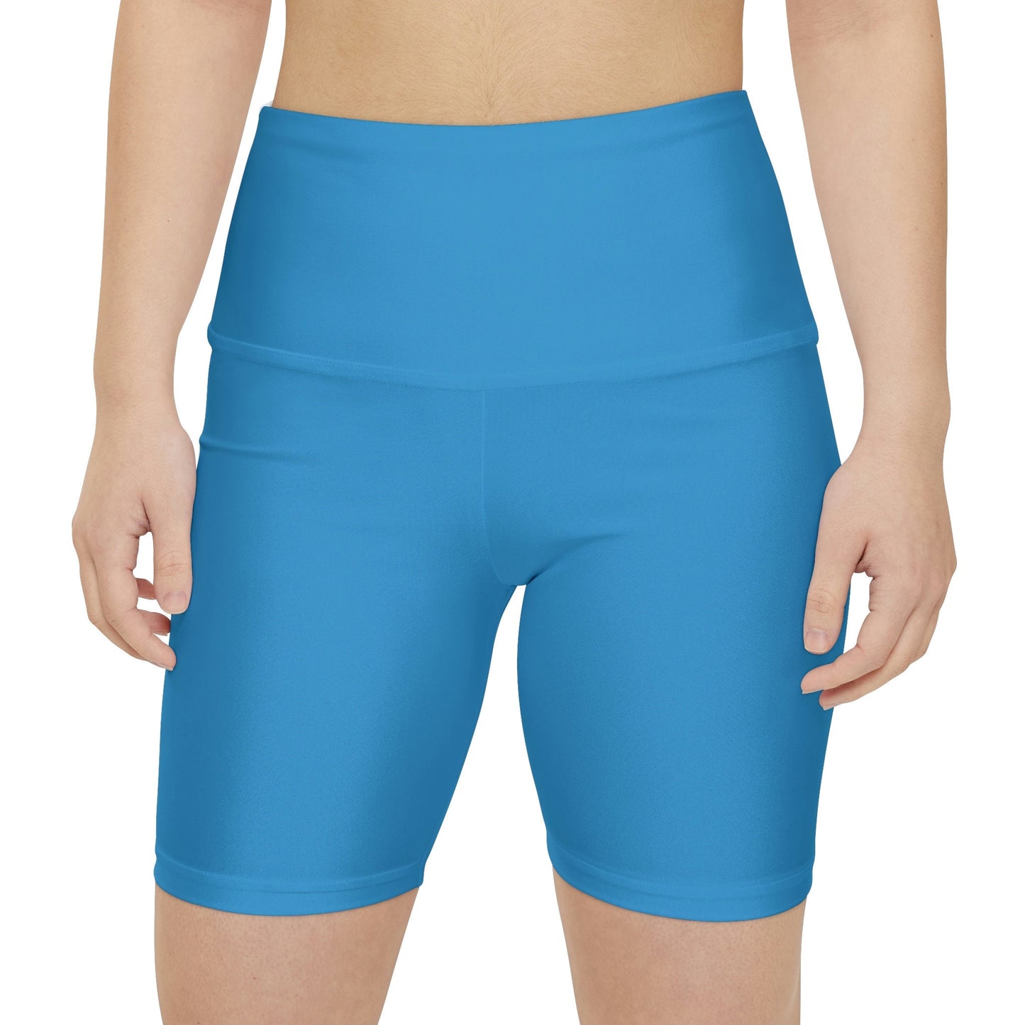 Women's Light Blue Workout Shorts