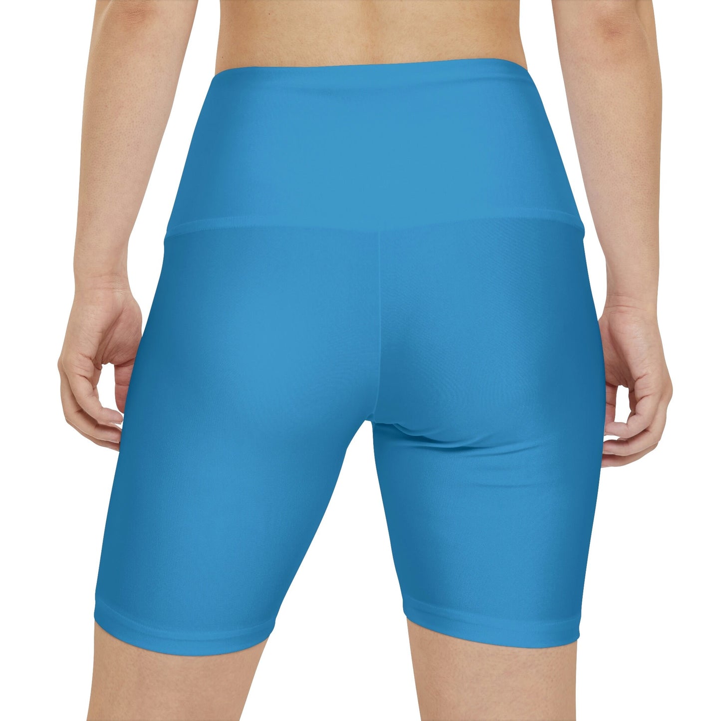 Women's Light Blue Workout Shorts