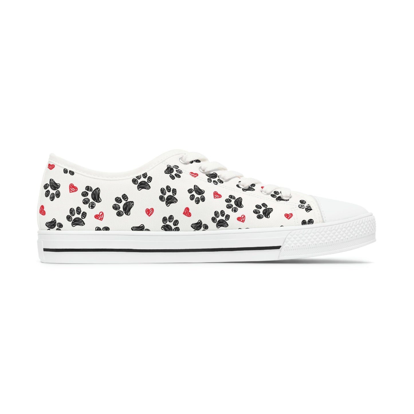Women's Low Top White Sneakers