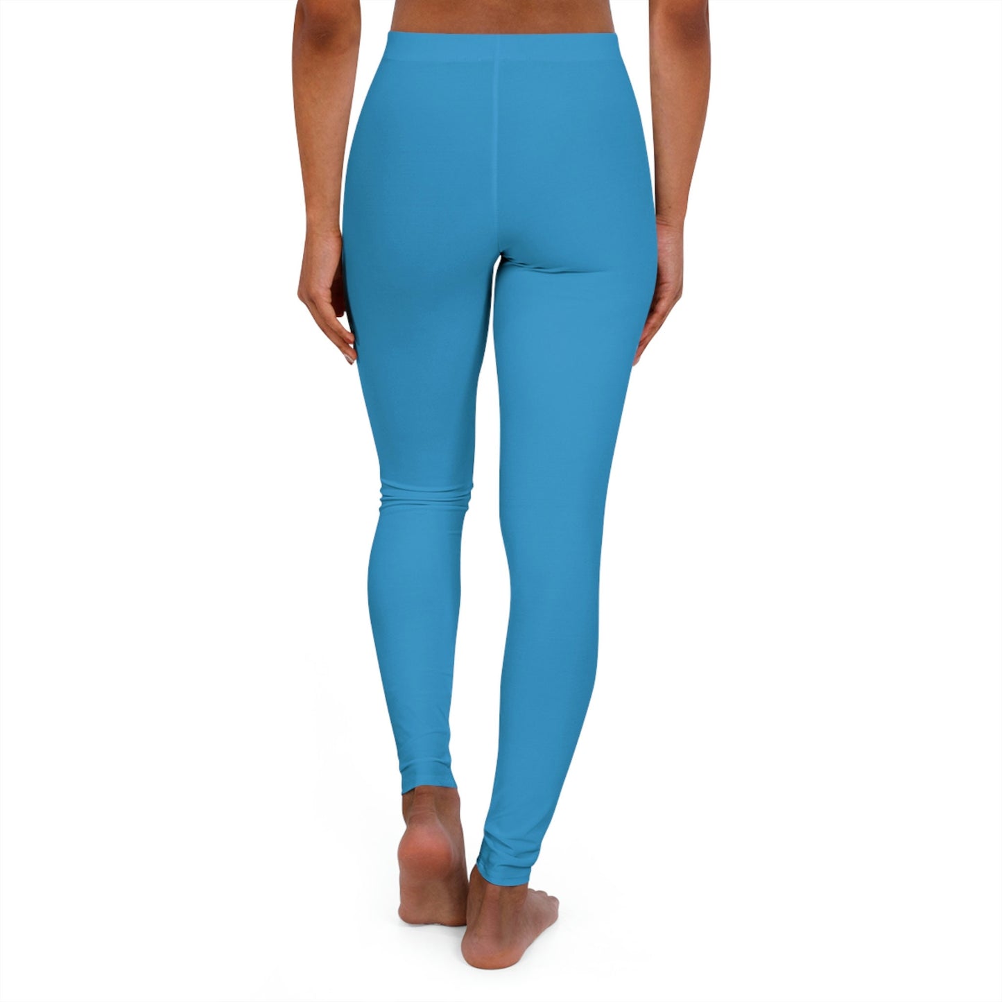 Women's Blue Spandex Leggings