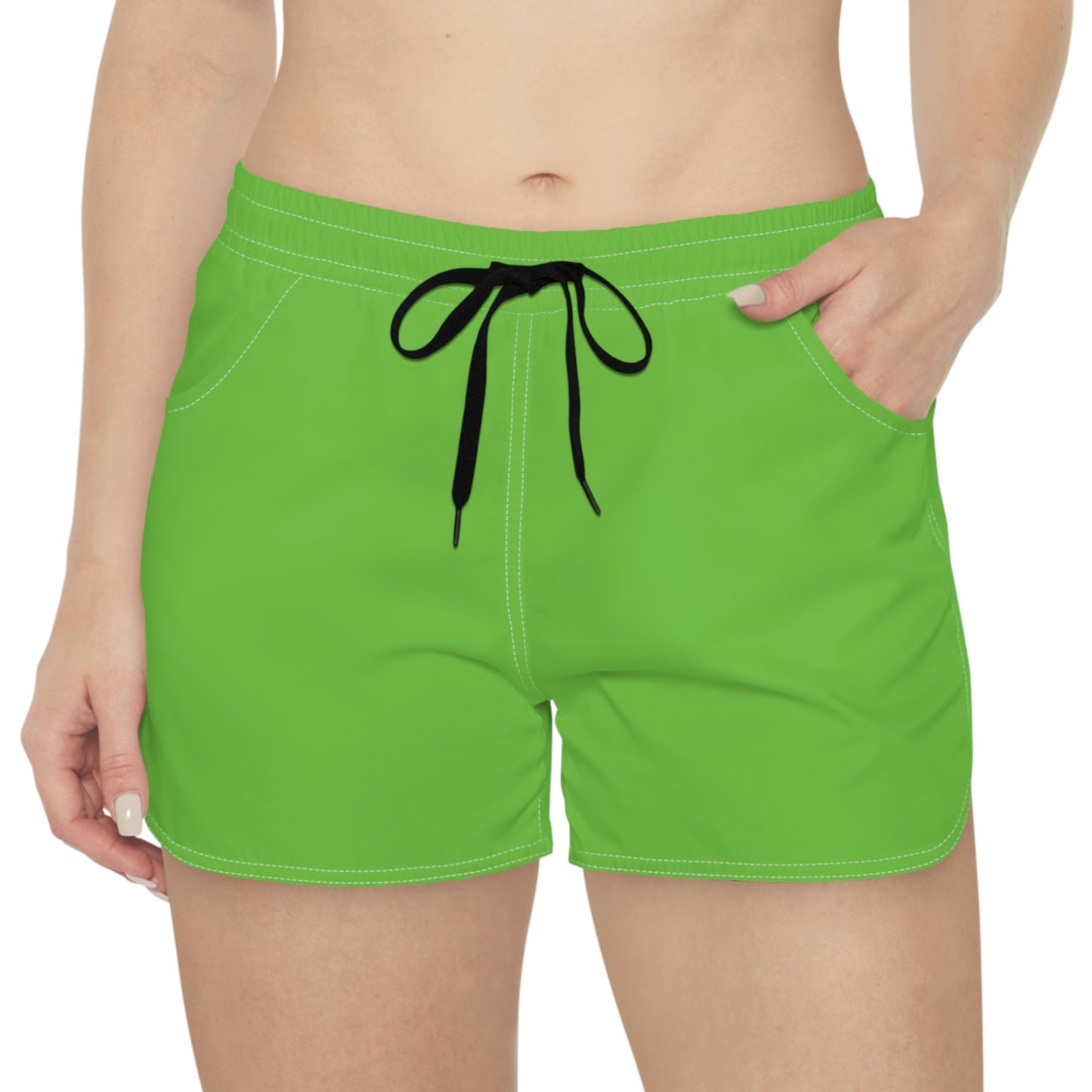 Women's Casual Green Shorts