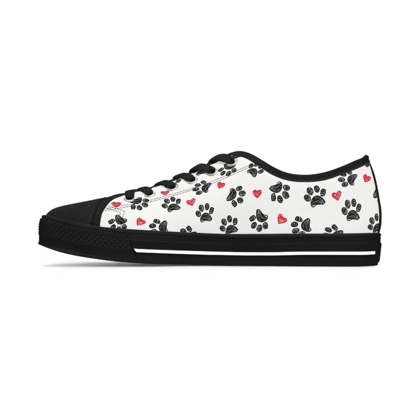 Women's Low Top White Sneakers