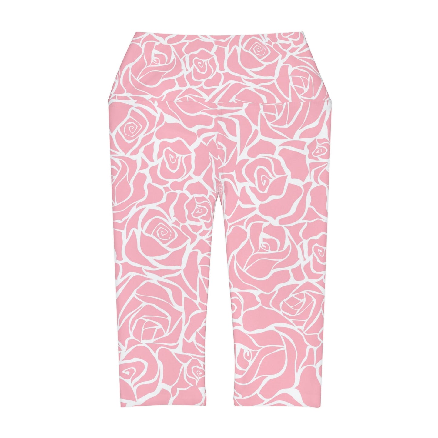 Pink Capri Yoga Leggings