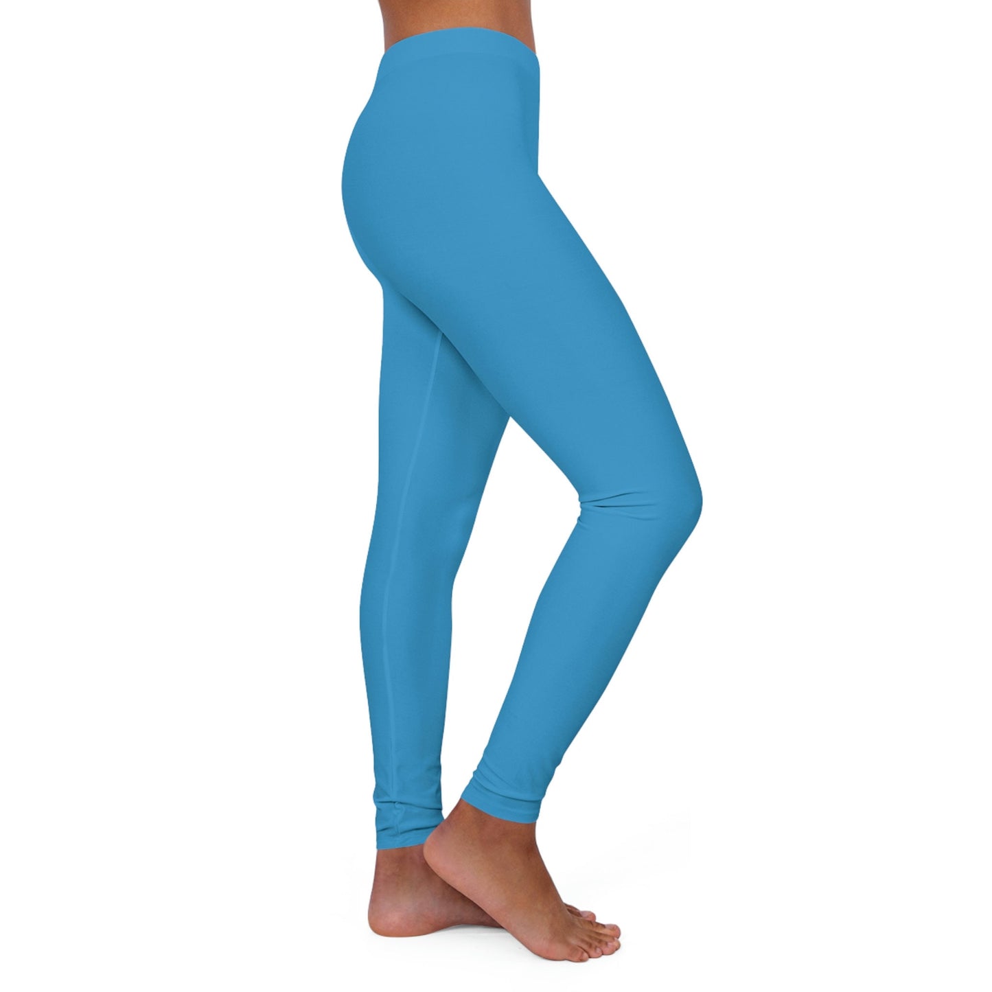 Women's Blue Spandex Leggings