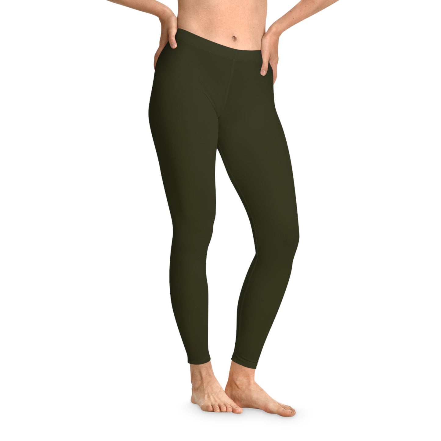 Dark Green Stretchy Leggings