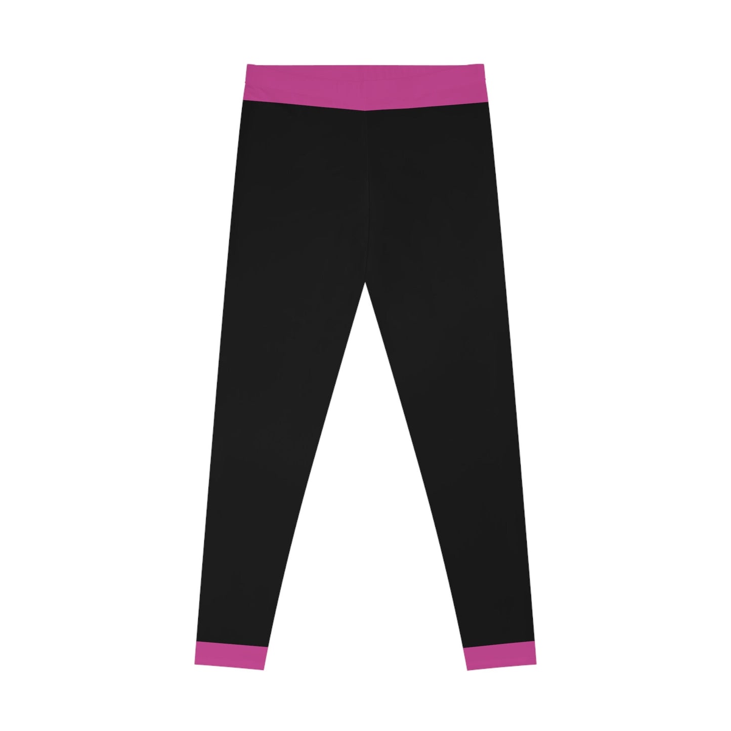 Black and Pink Stretchy Leggings