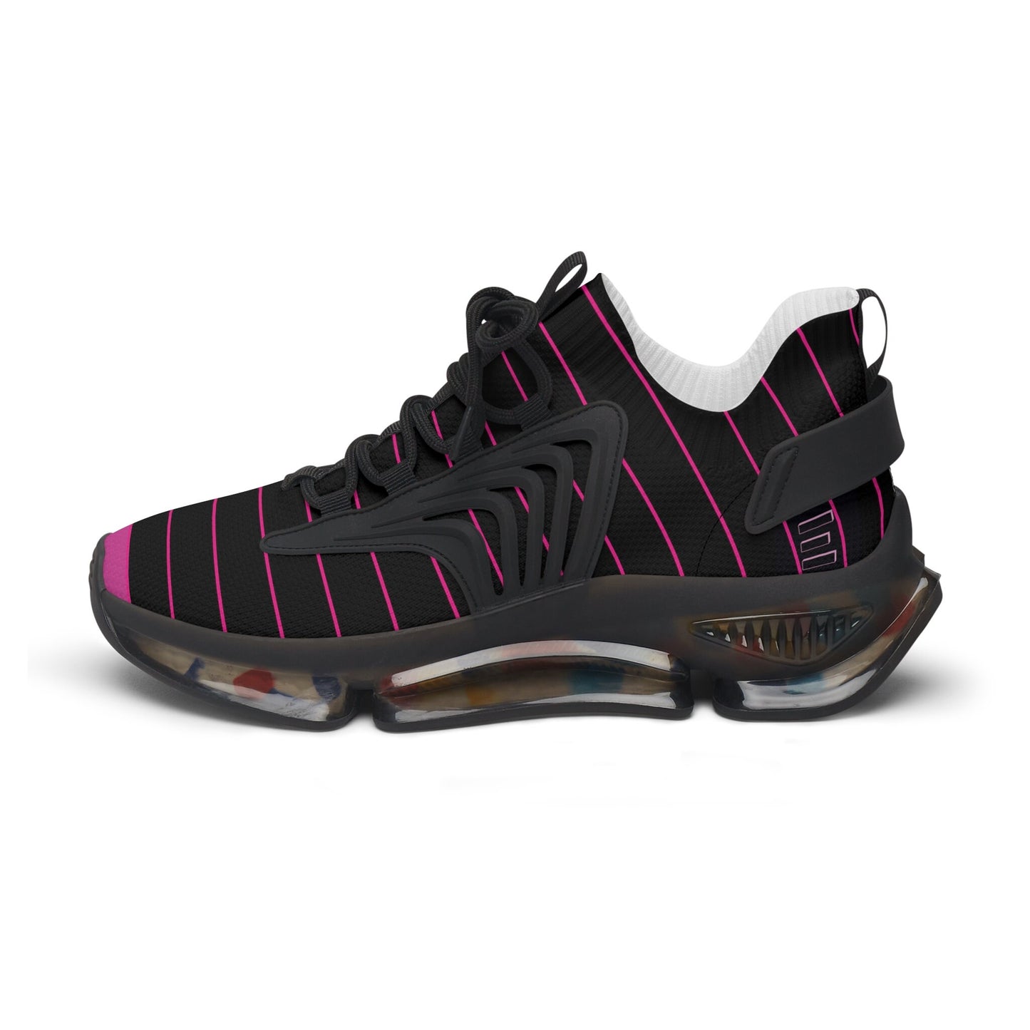 Ladies Pink SneakersWomen's Mesh Pink and Black Sneakers