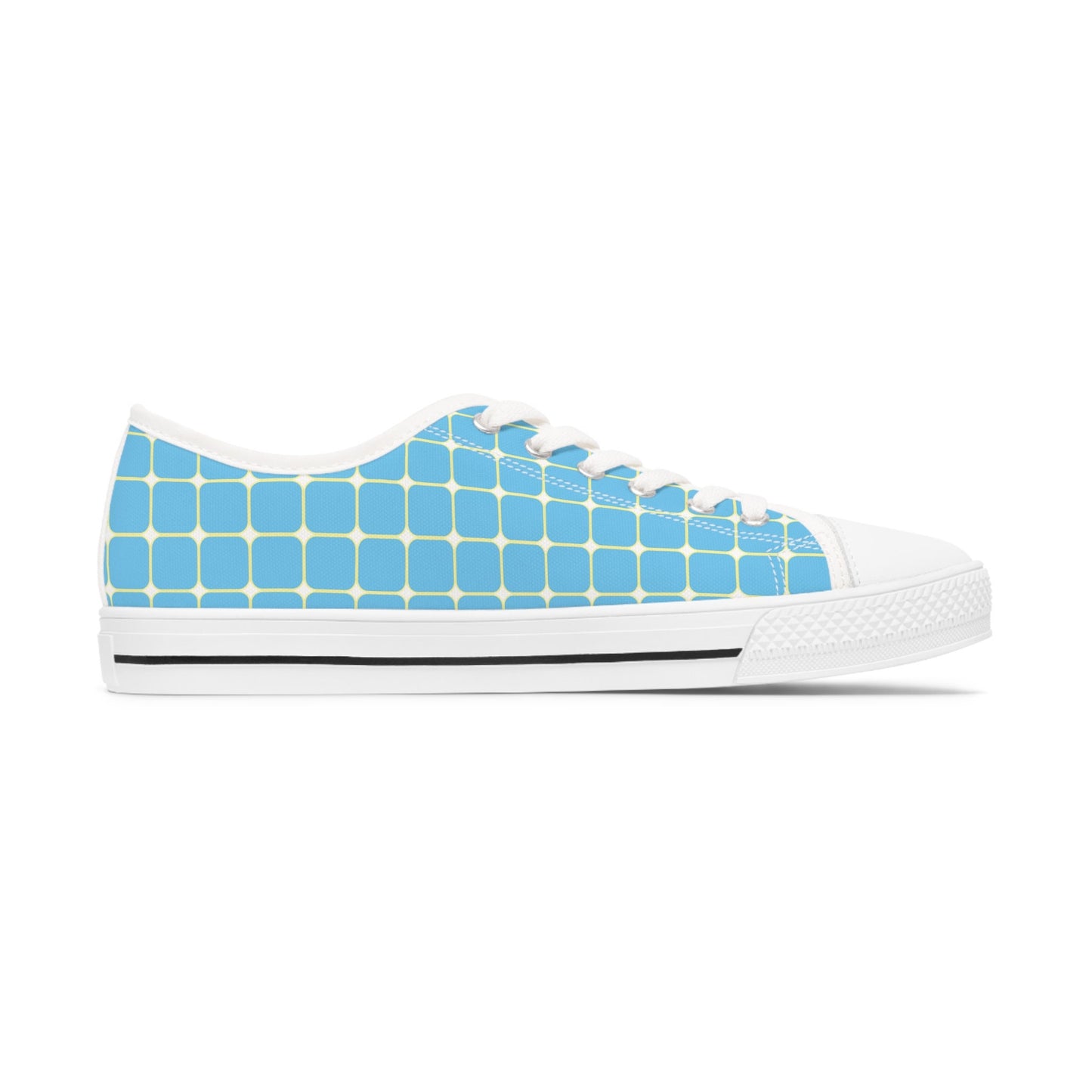 Women's Low Top Light Blue Sneakers