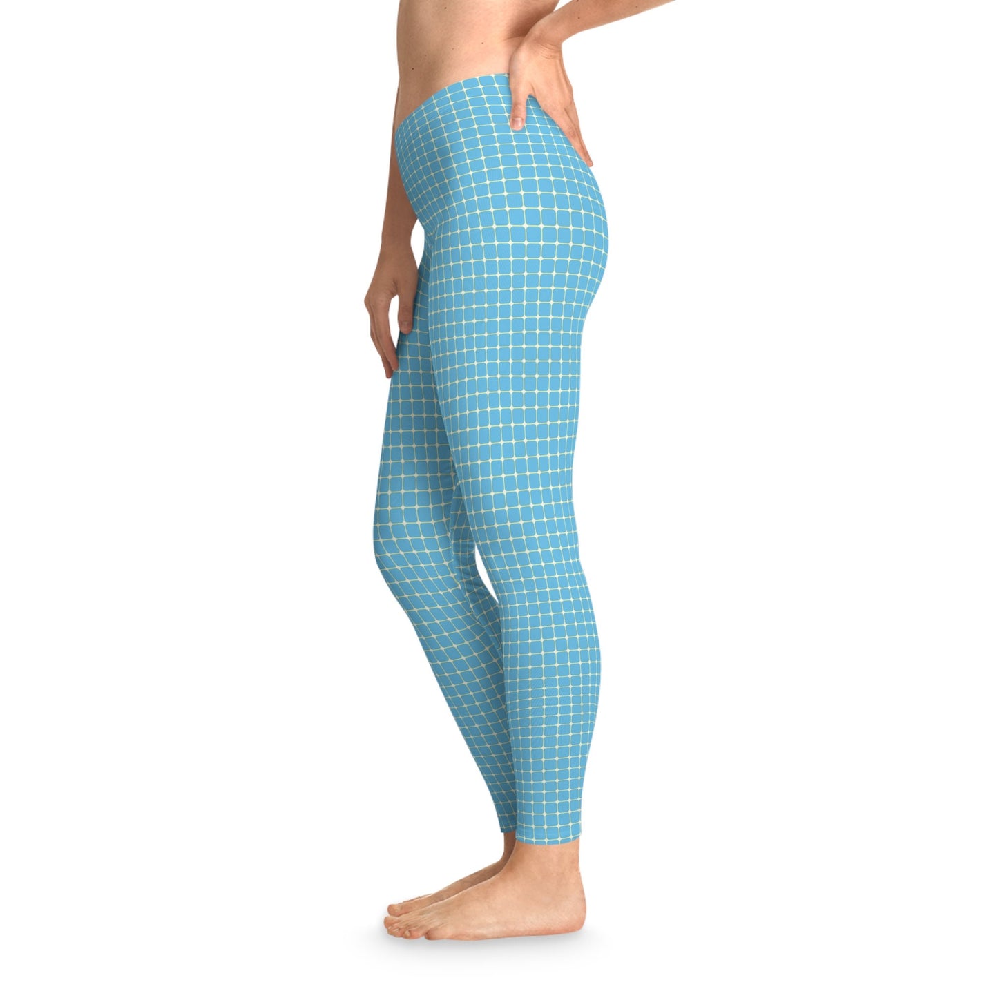 Stretchy Blue Leggings