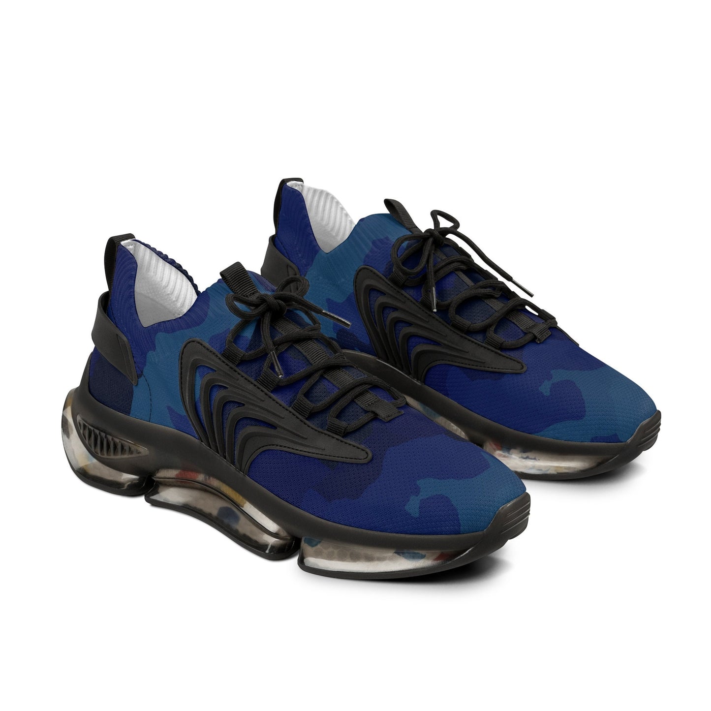 Men's Blue Camo Sneakers
