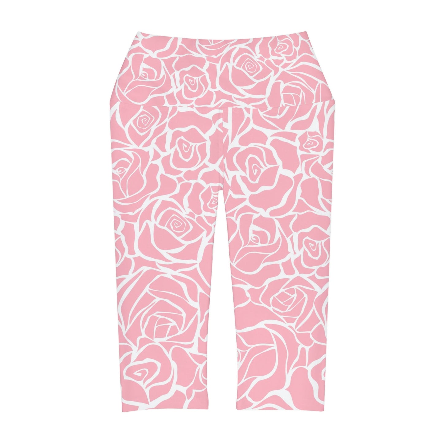 Pink Capri Yoga Leggings