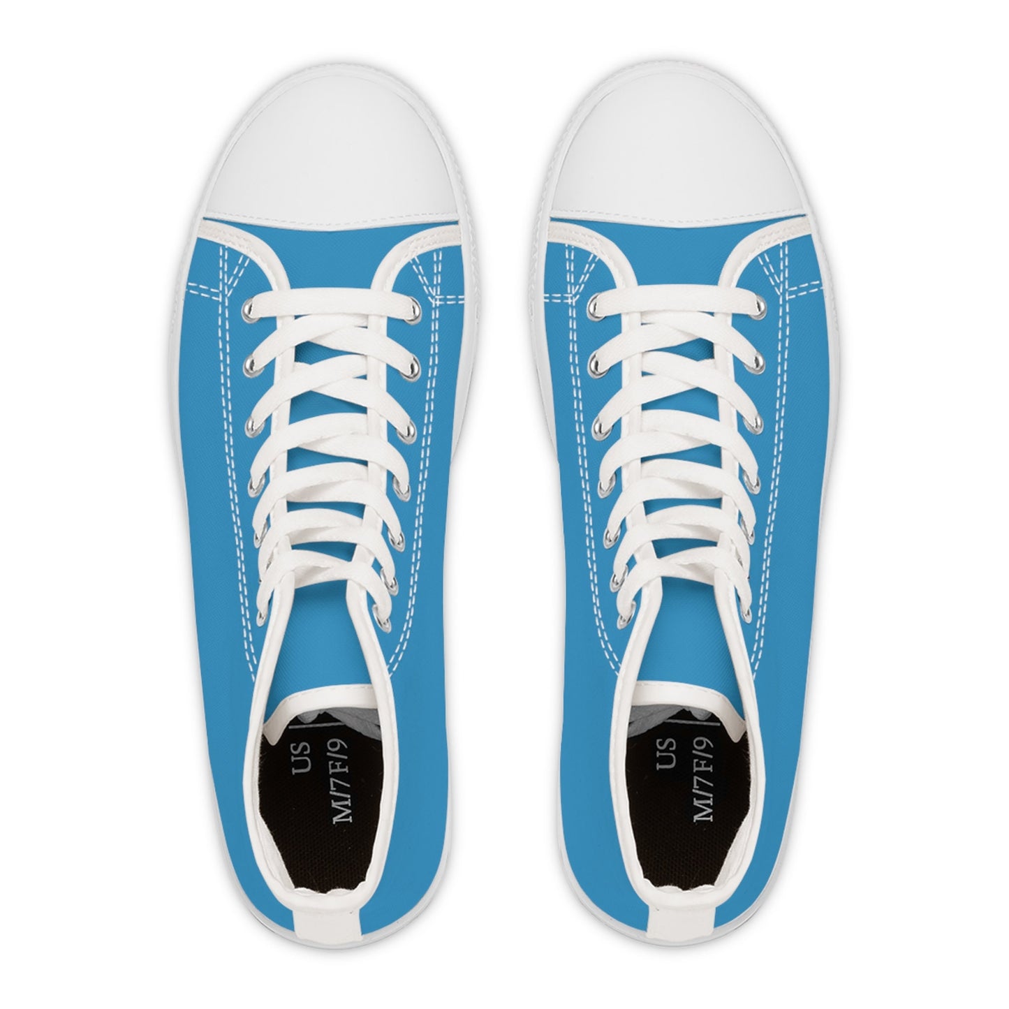Women's Blue High Top Sneakers