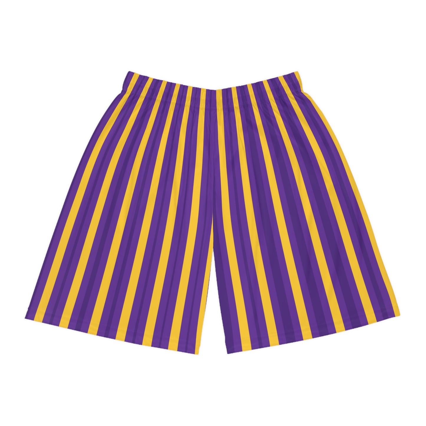 Purple and Gold Basketball Shorts