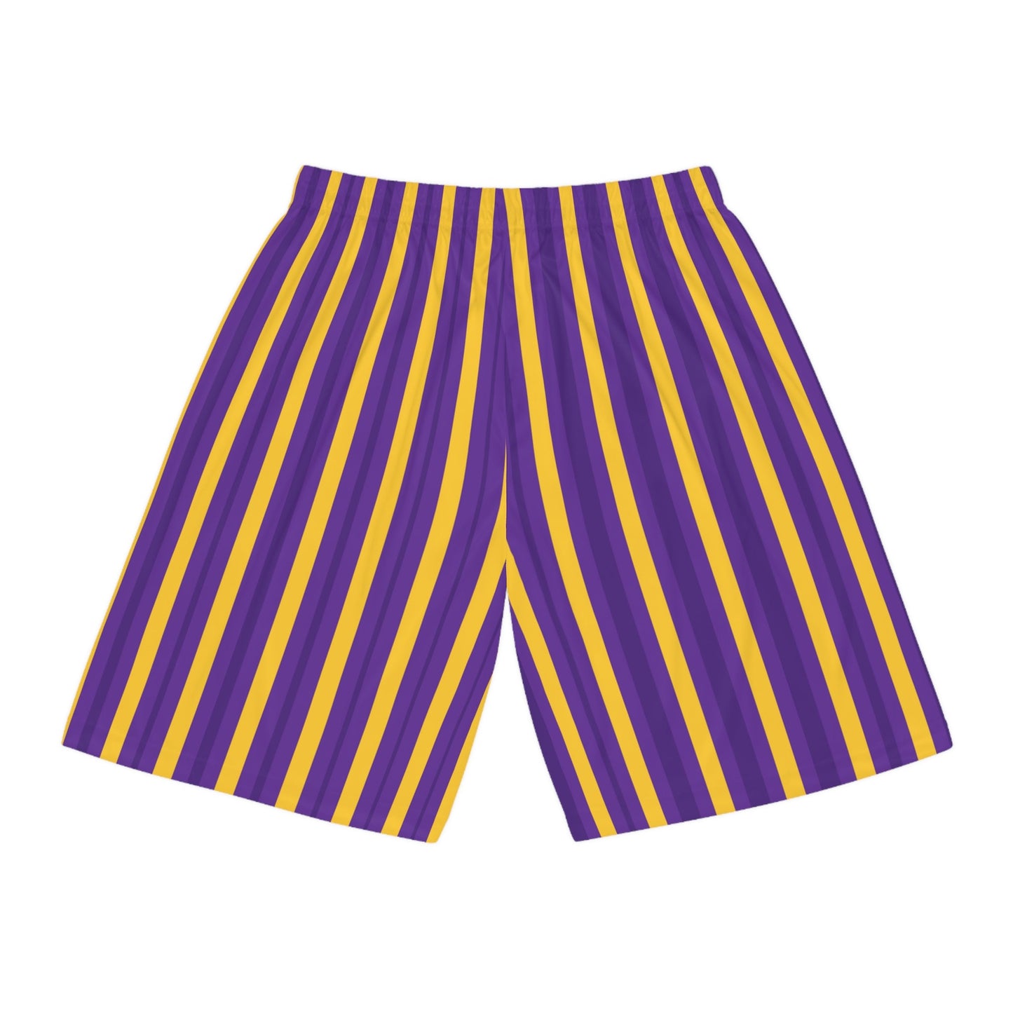 Purple and Gold Basketball Shorts