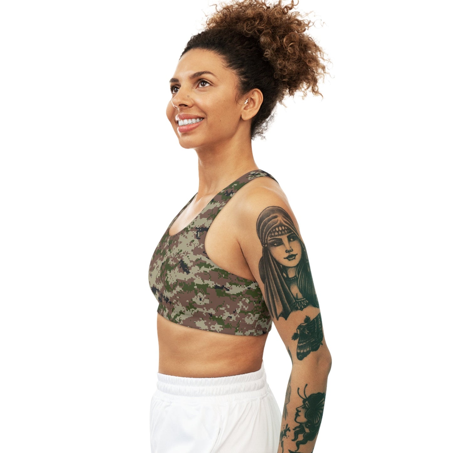 Seamless Camo Sports Bras