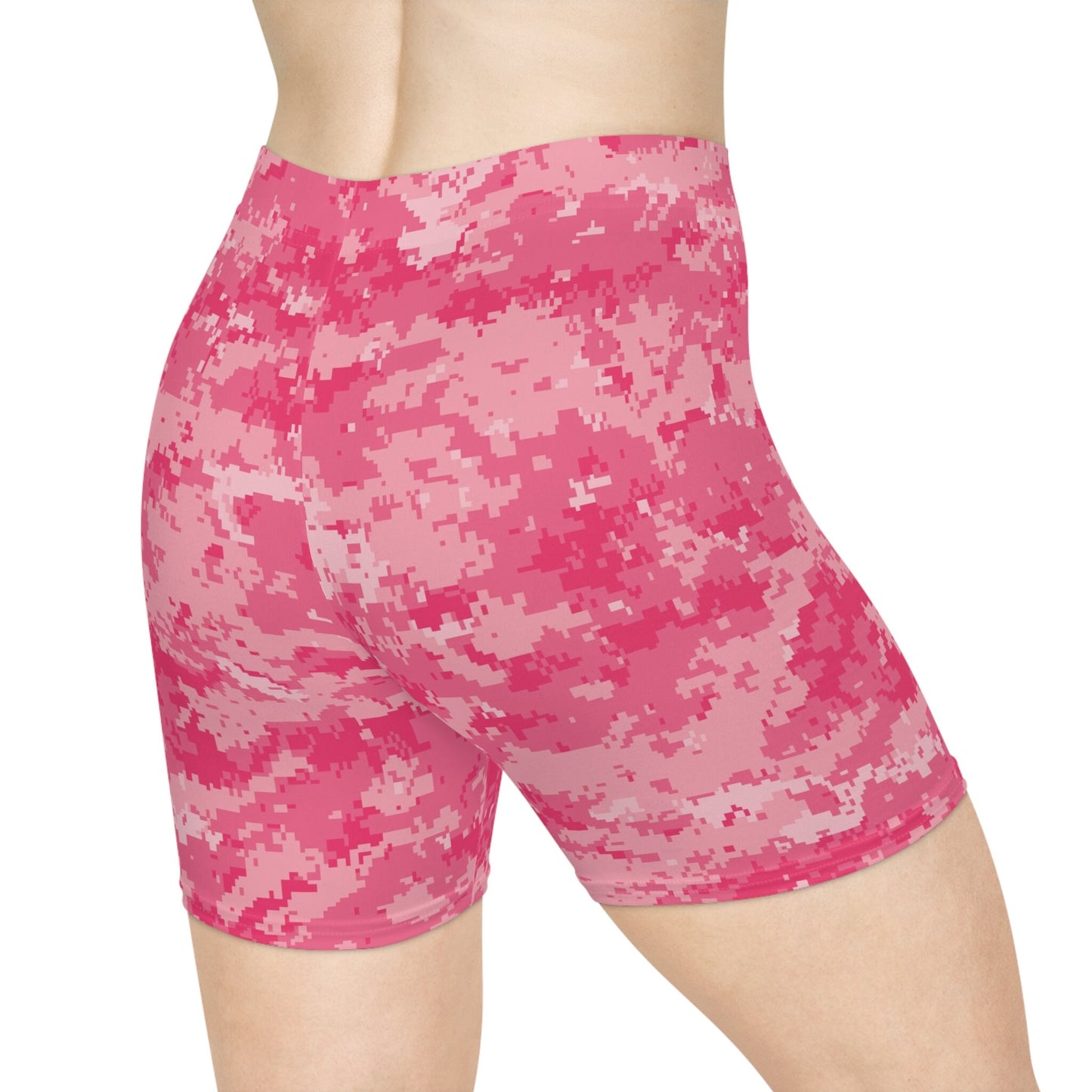 Women's Camo Biker Shorts