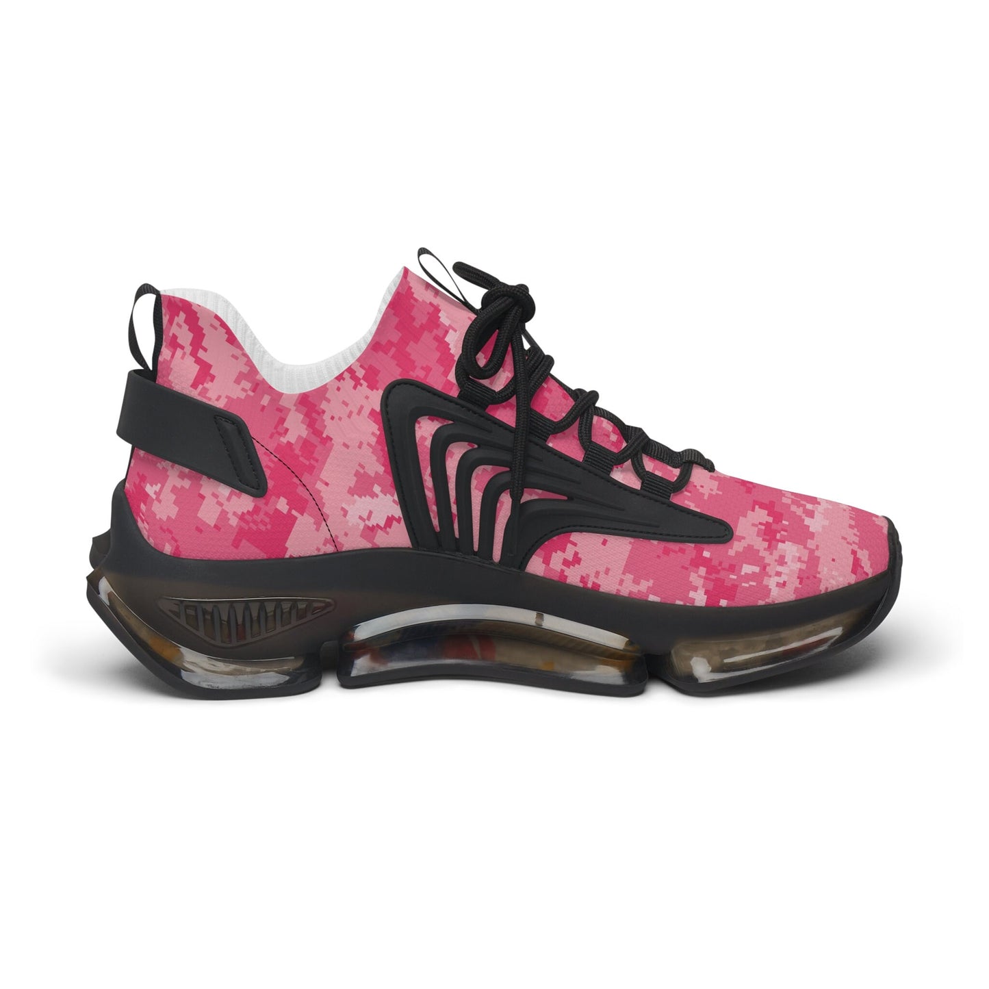 Women's Mesh Red Camo Sneakers