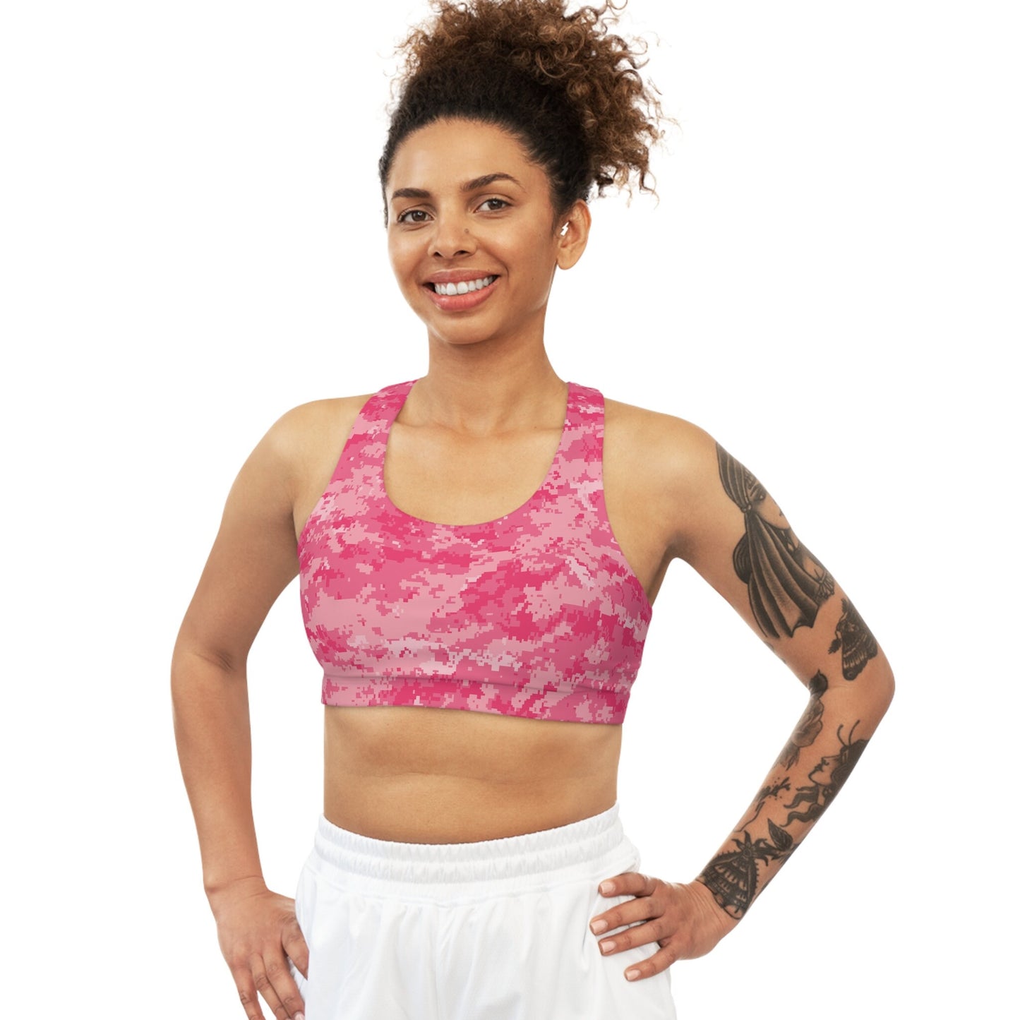 Seamless Camo Sports Bras