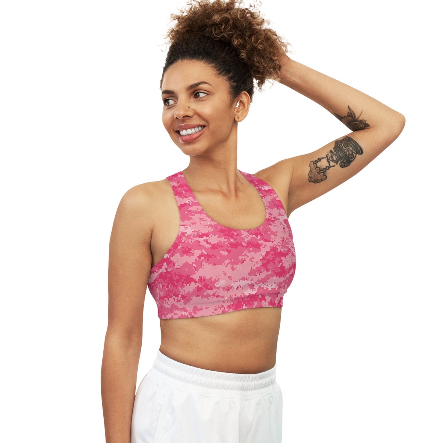 Seamless Camo Sports Bras