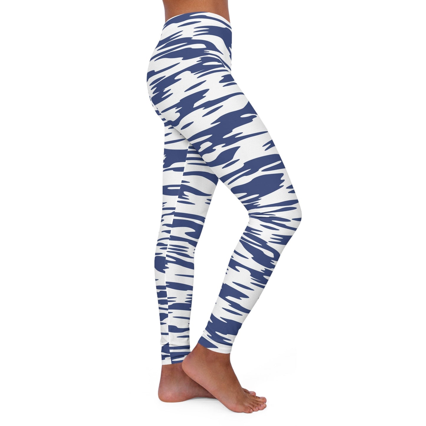 Women's Blue Spandex Leggings