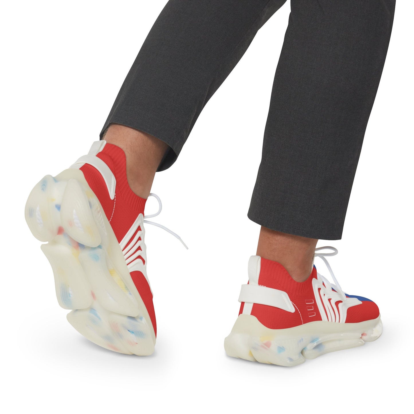 Men's Red White And Blue Sneakers