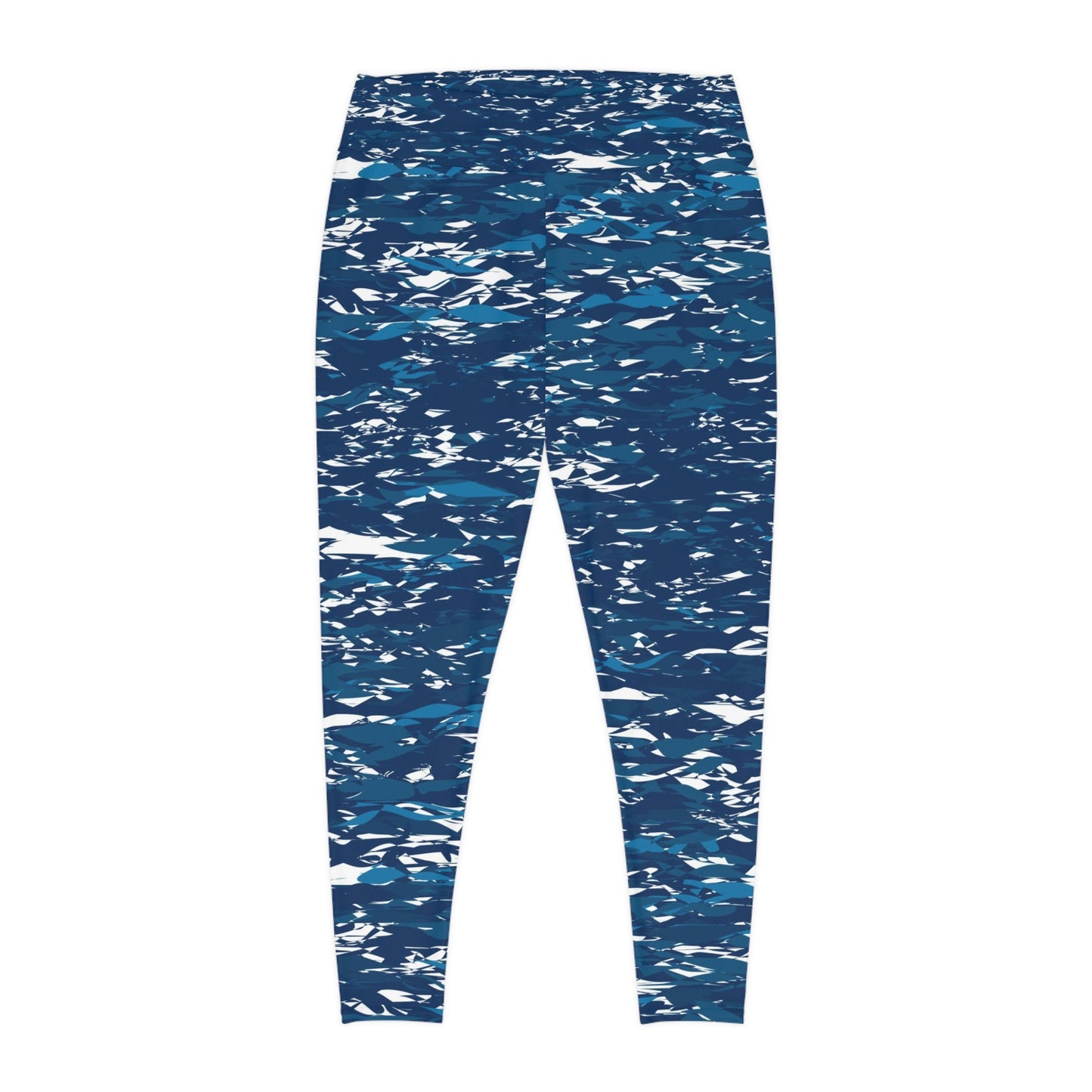 Plus Size Blue Leggings
