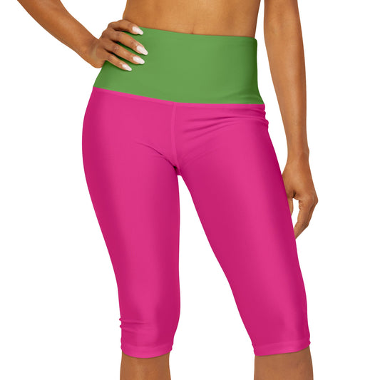 Yoga Capri Pink Leggings