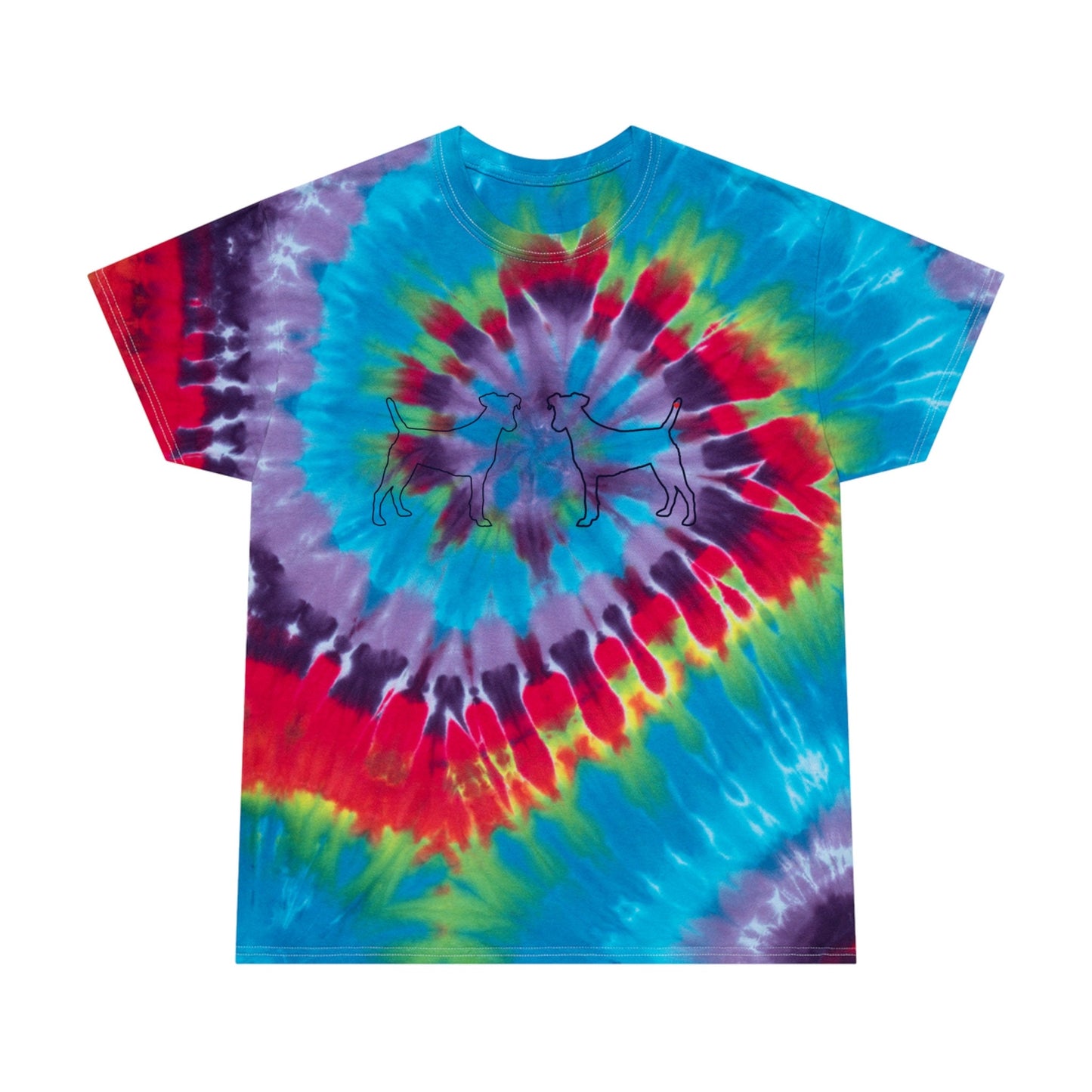 Black Dog Tie-Dye Tee, Spiral