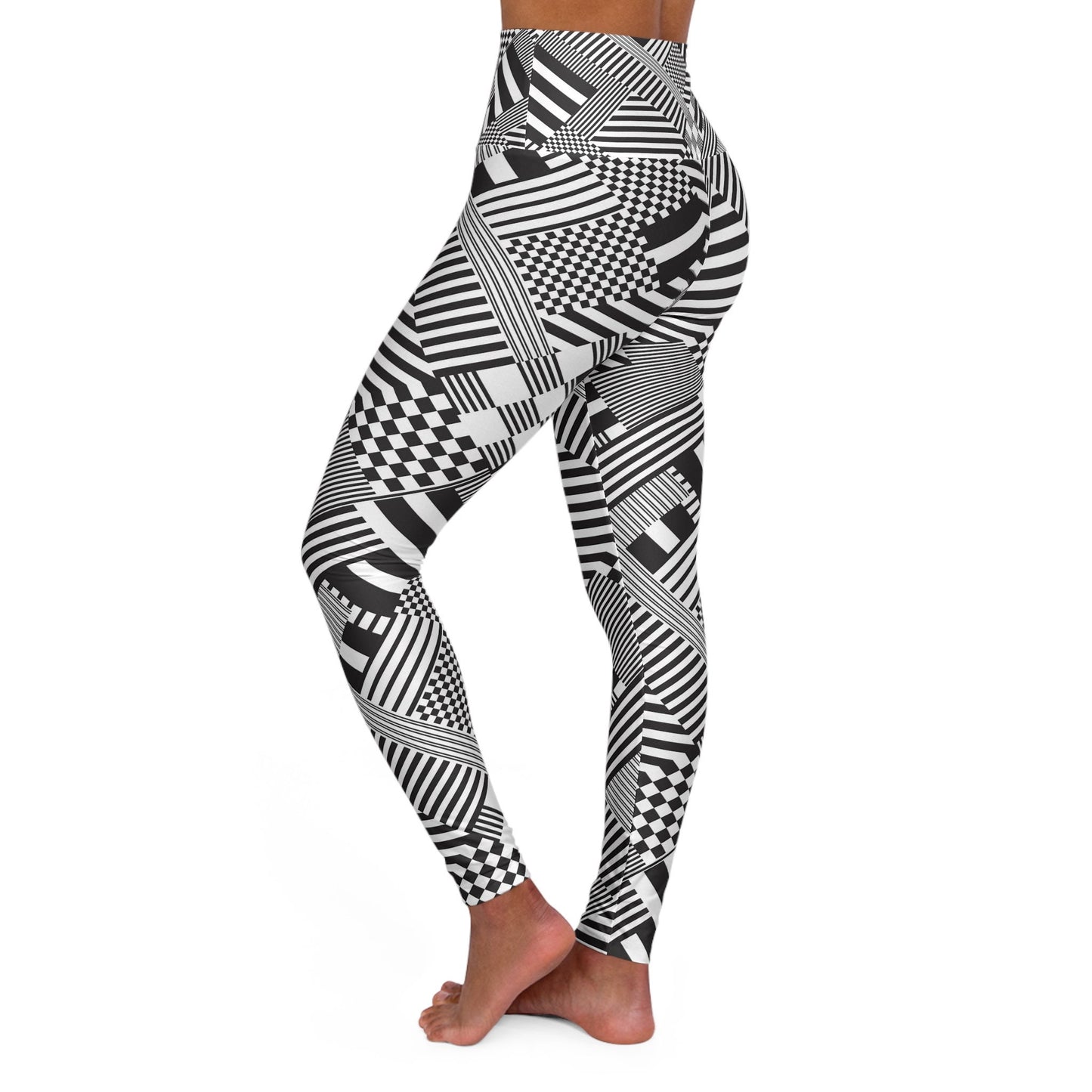 High Waisted Black Yoga Leggings