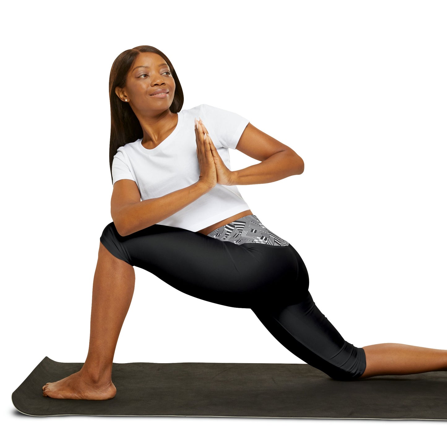 Black Capri Yoga Leggings