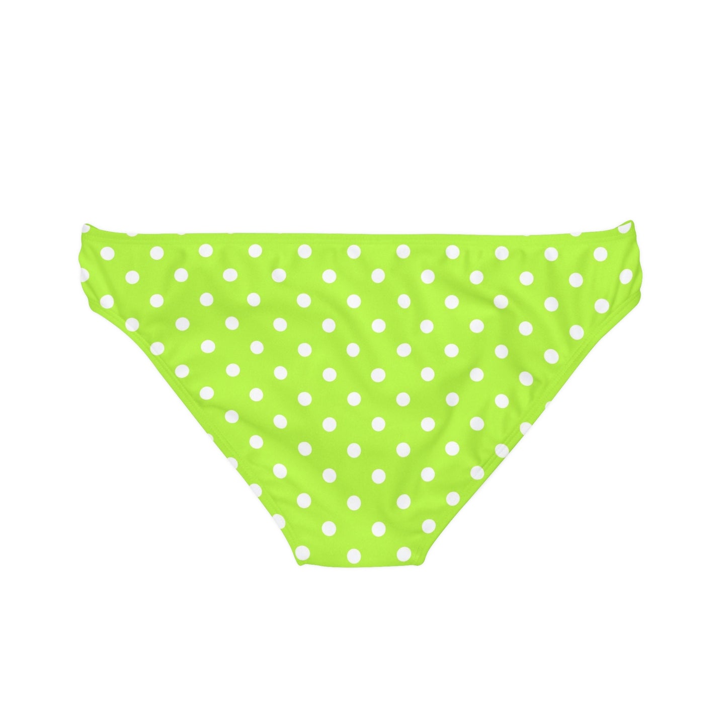 Green Polka Dot Bikini Bottom