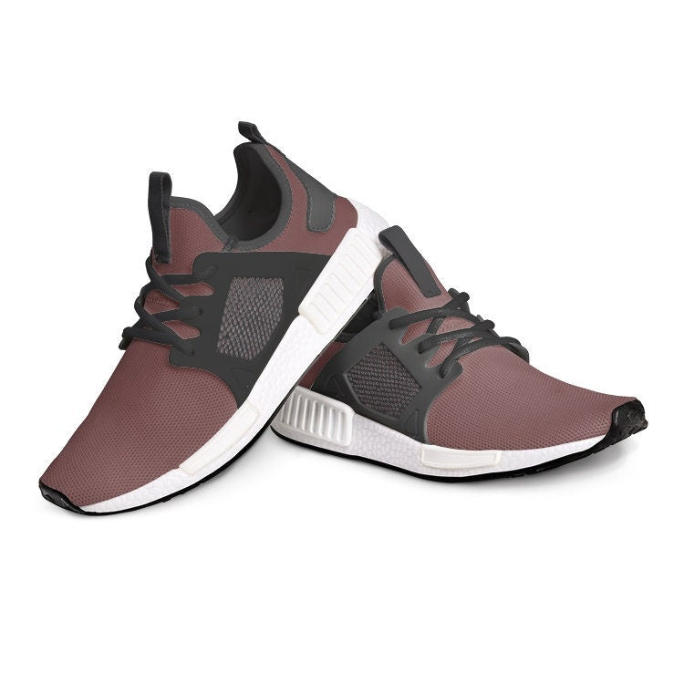 Unisex Lightweight Burgundy Sneakers