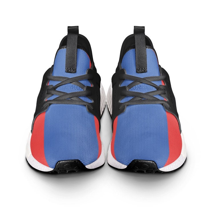 Unisex Lightweight Red White And Blue Sneakers