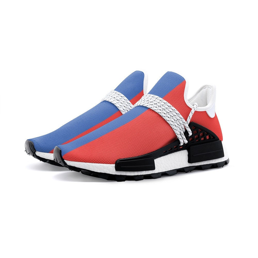 Unisex Red White And Blue Lightweight Sneaker