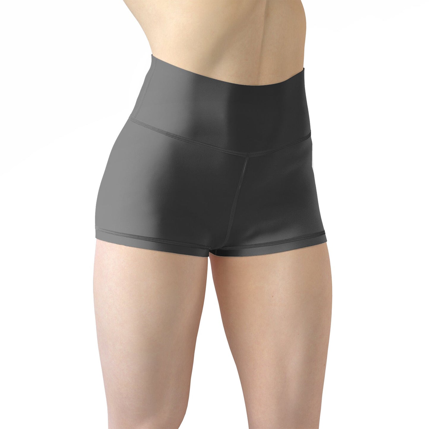 Women's Grey Yoga Shorts