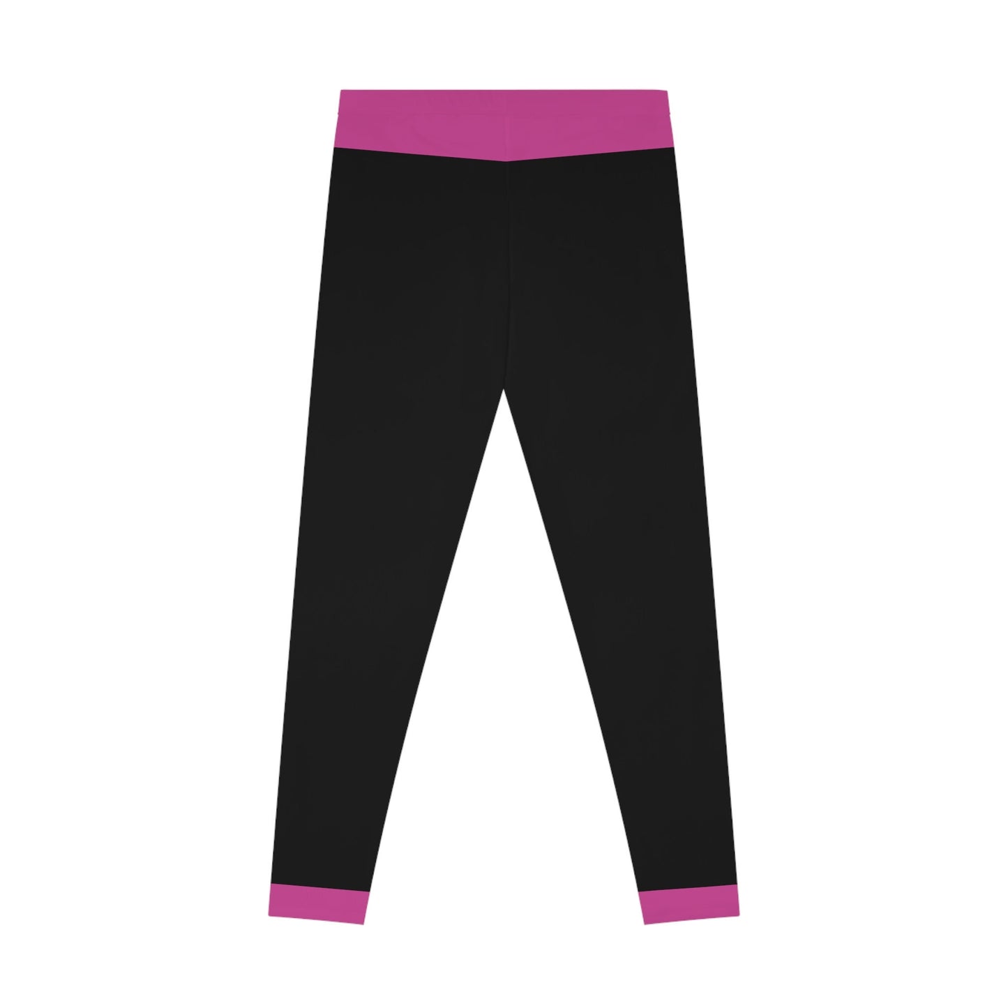 Black and Pink Stretchy Leggings