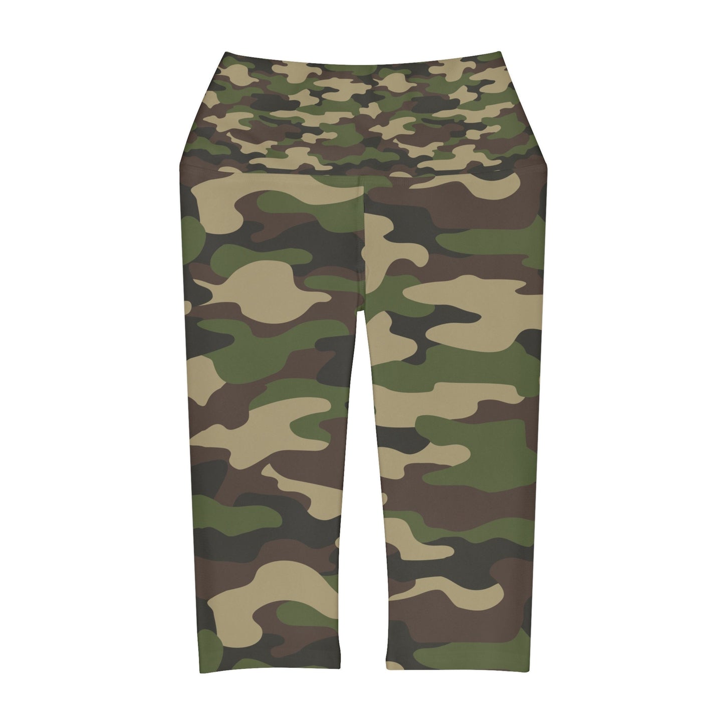Camo Capri Leggings: High-Rise Yoga Pants