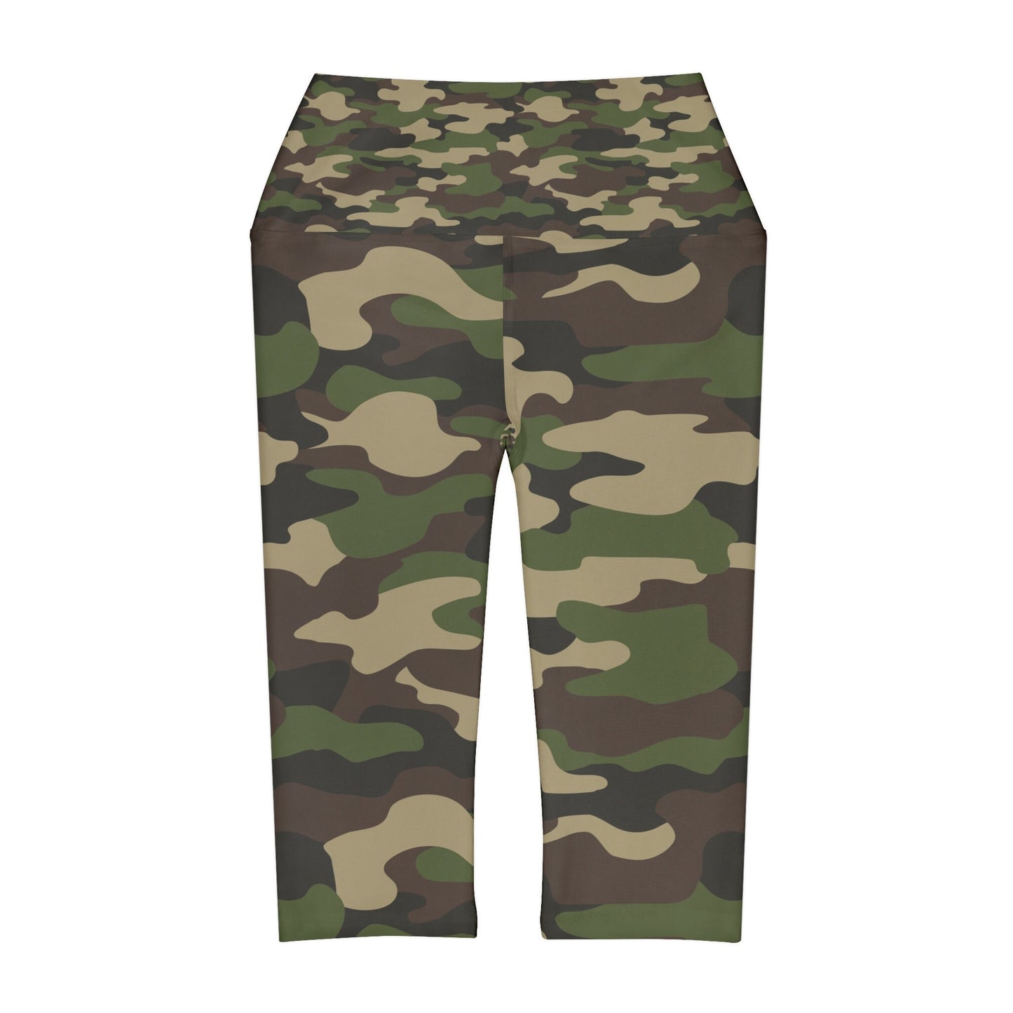 Camo Capri Leggings: High-Rise Yoga Pants