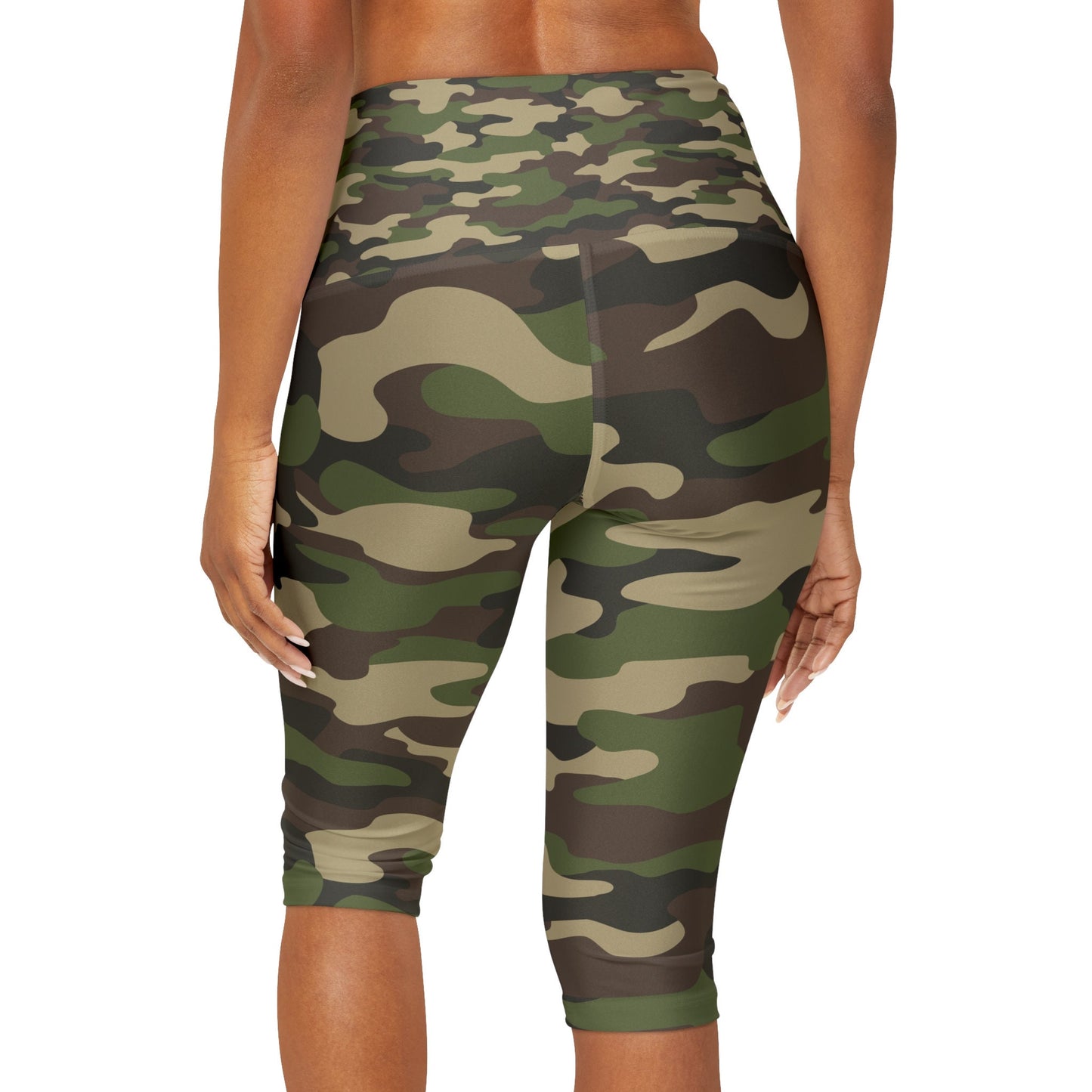 Camo Capri Leggings: High-Rise Yoga Pants