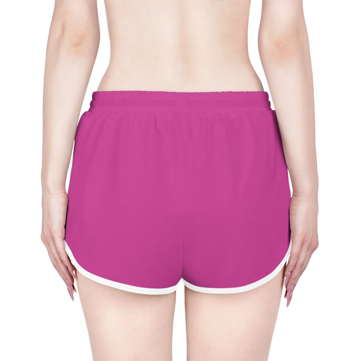 Women's Pink Shorts Relaxed Fit No pockets