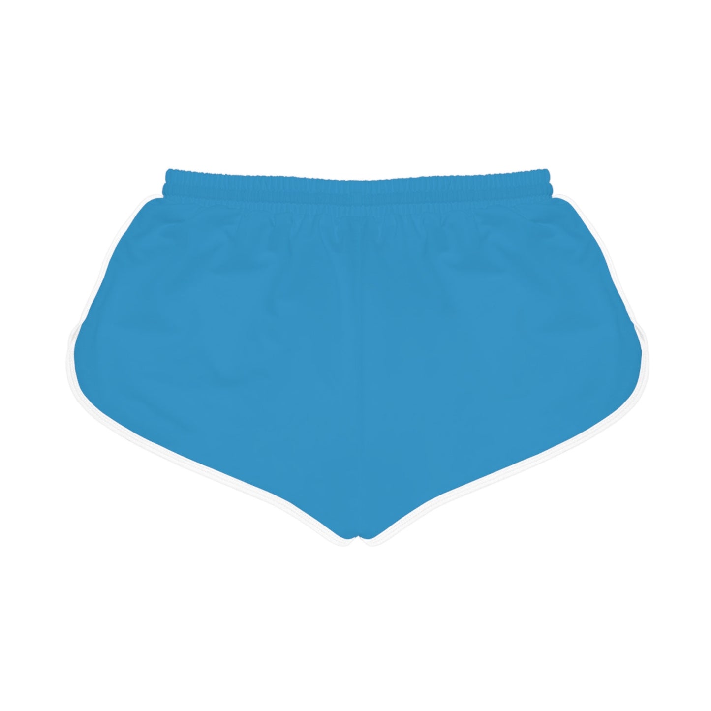 Women's Blue Shorts Relaxed Fit No pockets