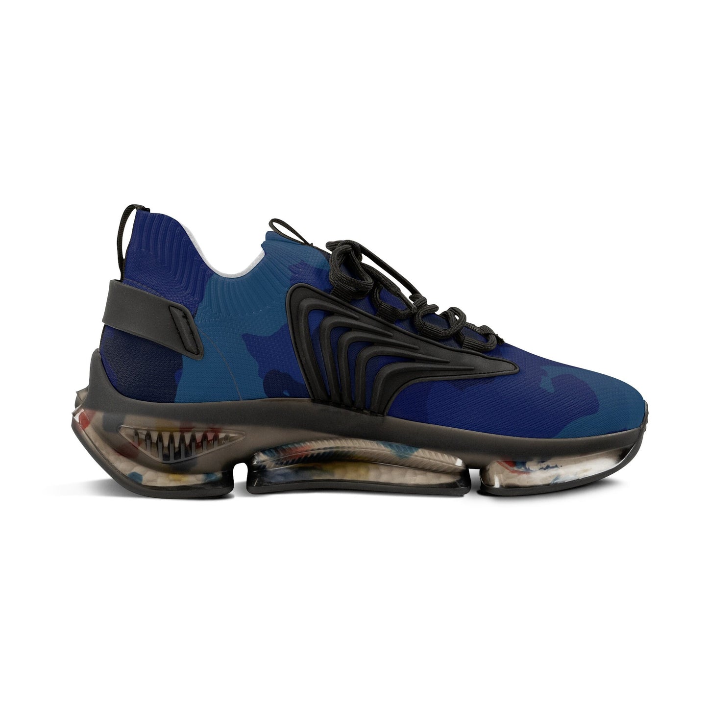 Men's Blue Camo Sneakers