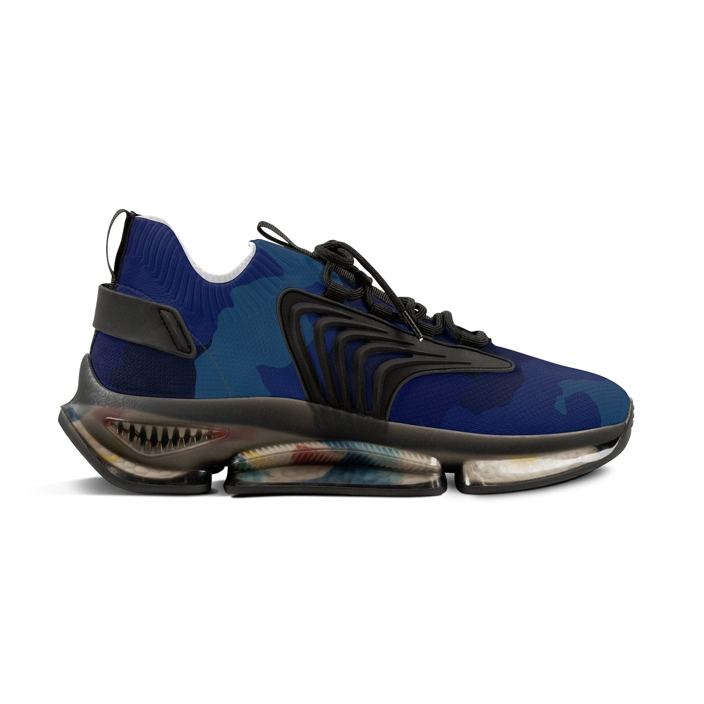 Men's Blue Camo Sneakers