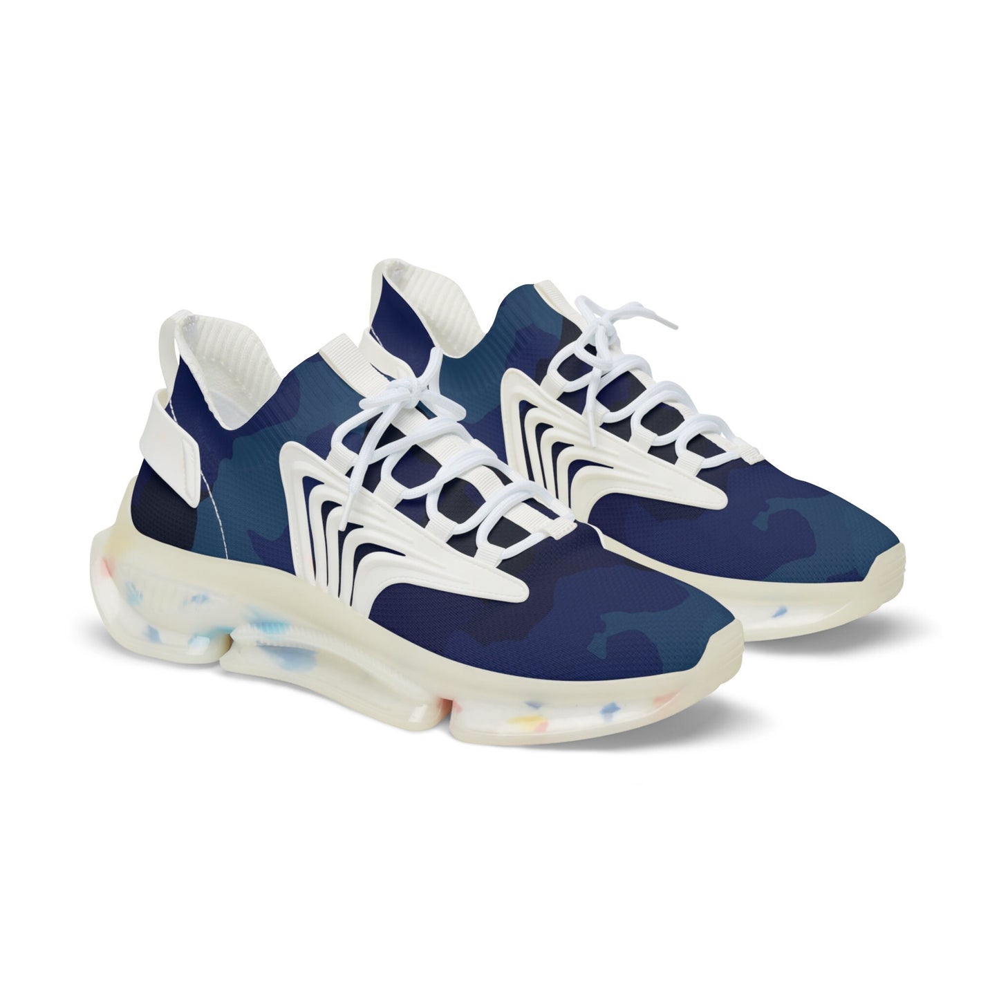 Men's Blue Camo Sneakers
