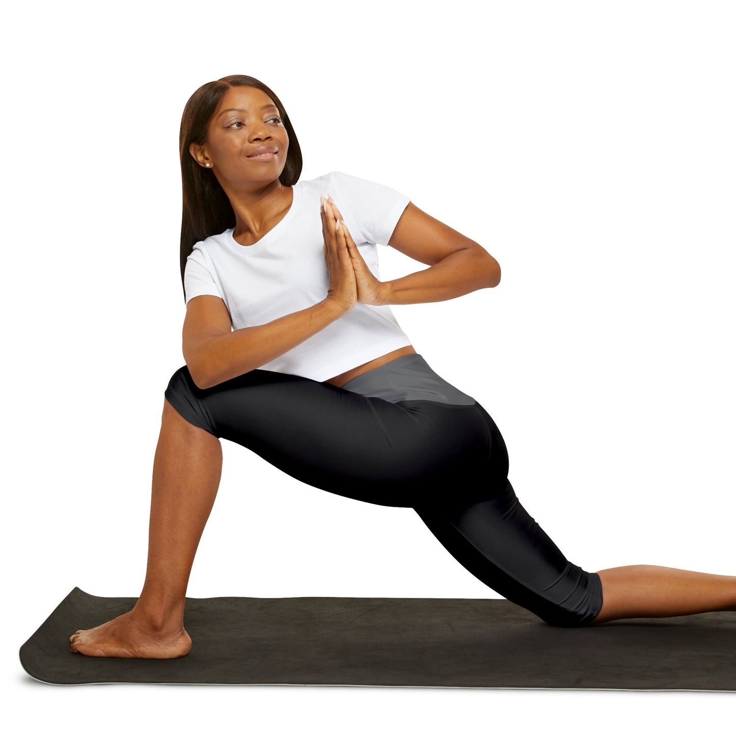 Yoga Black Capri Leggings
