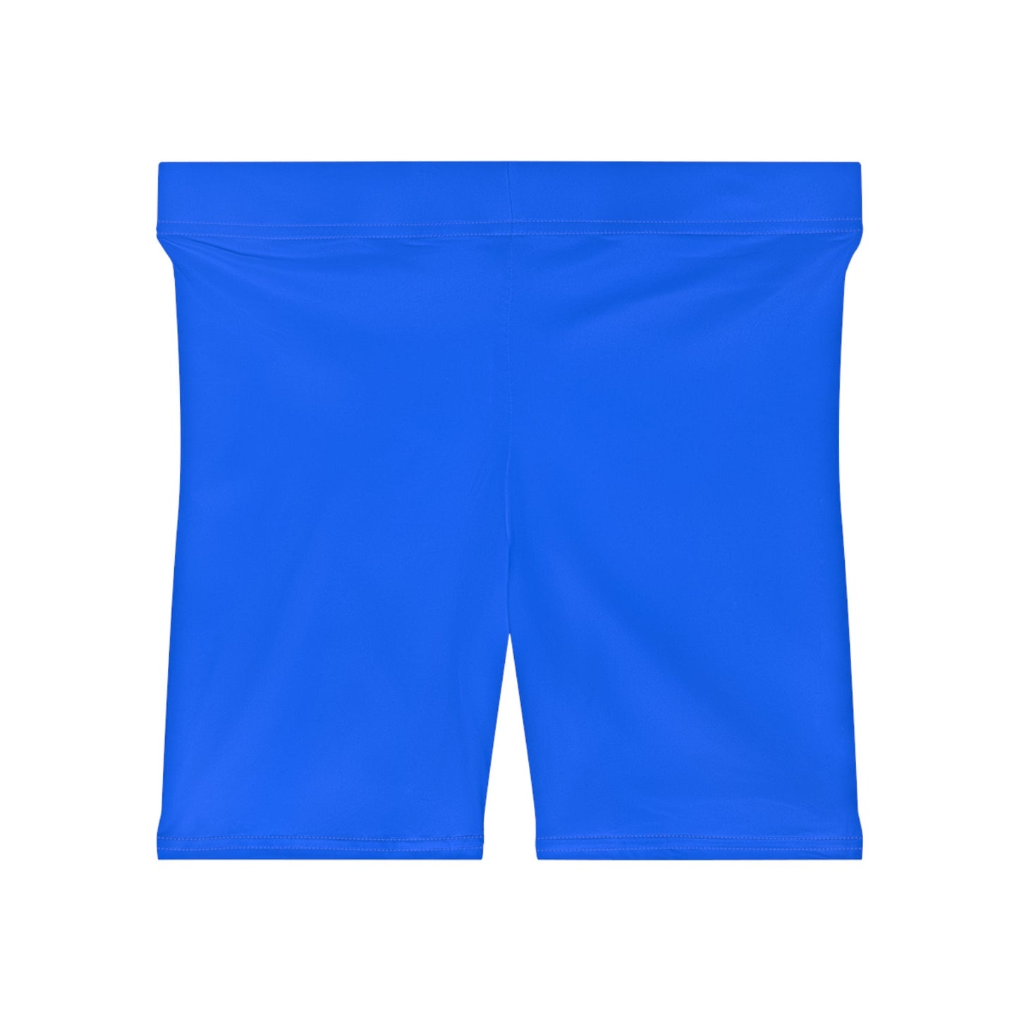 Women's Blue Biker Shorts