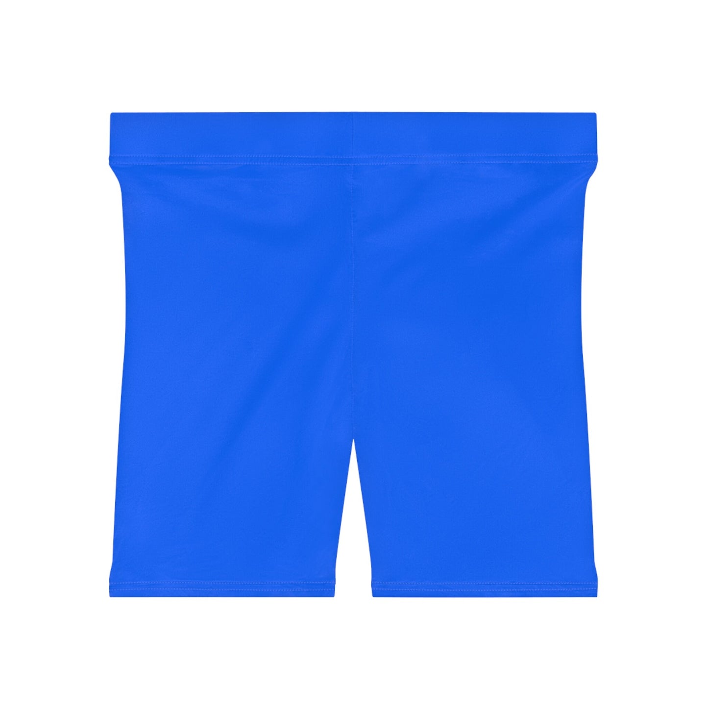 Women's Blue Biker Shorts
