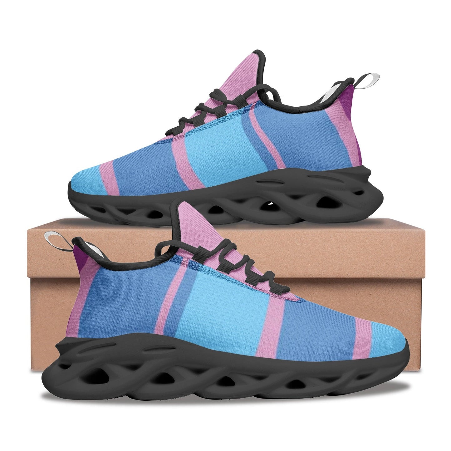 MultiColor Sneakers Pink Sneakers Unisex