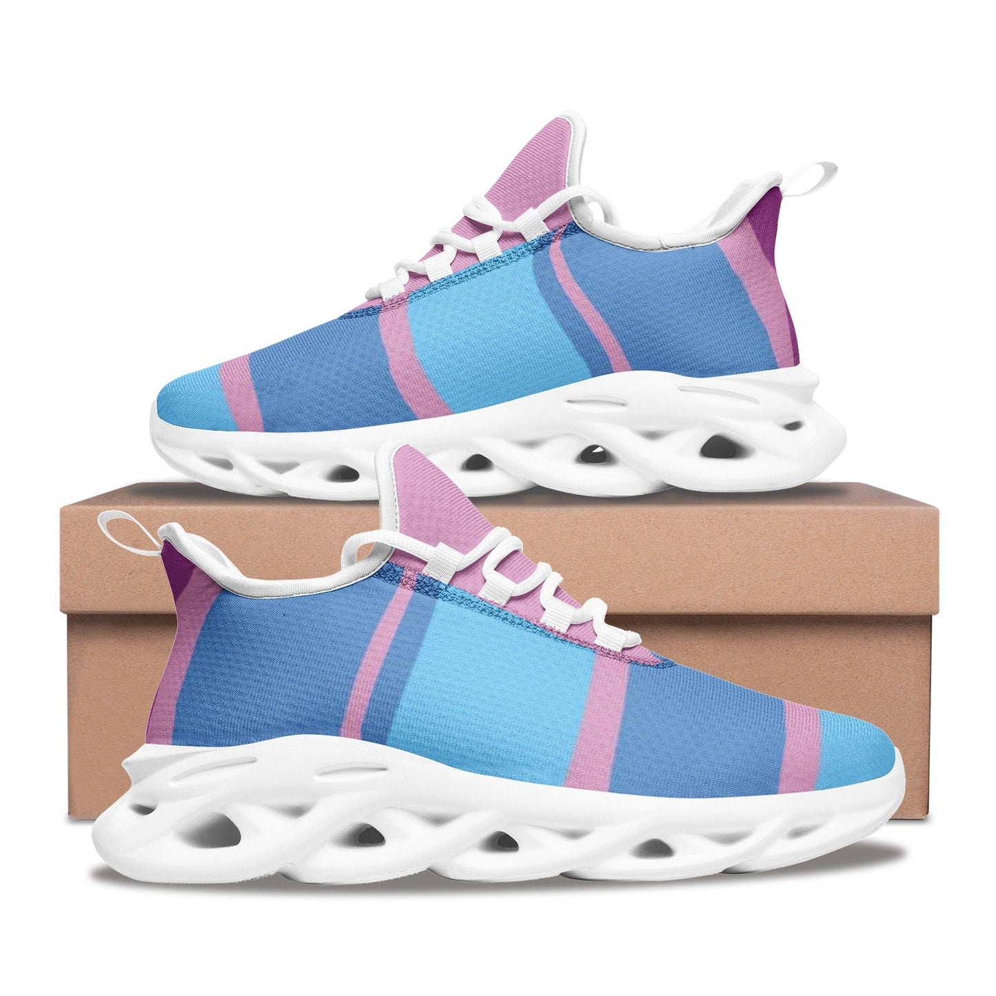 MultiColor Sneakers Pink Sneakers Unisex